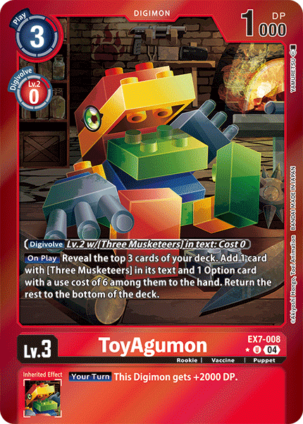 EX07-008, UC, ToyAgumon (Foil)