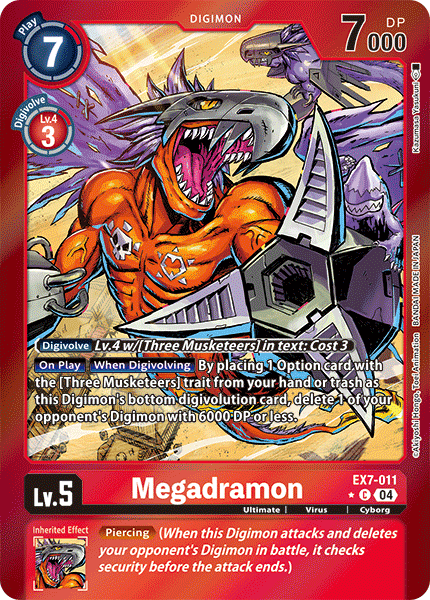 EX7-011, C, Megadramon (Foil)