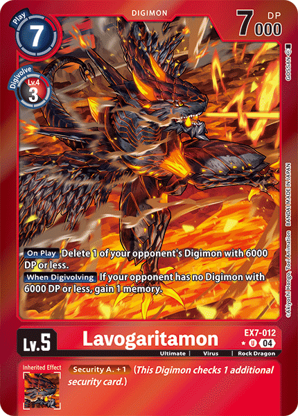 EX7-012, UC, Lavogaritamon (Foil)