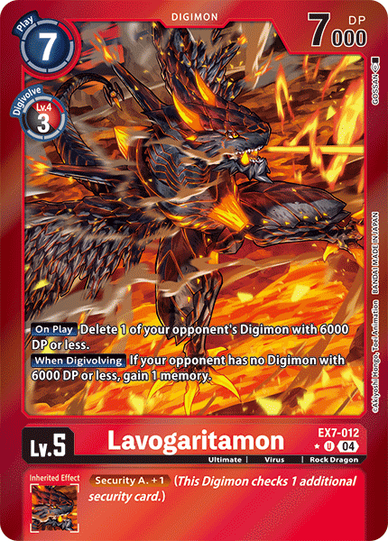 EX07-012, UC, Lavogaritamon (Foil)