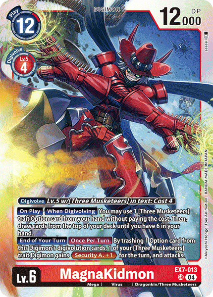 EX07-013, SR, MagnaKidmon