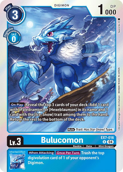 EX7-016, R, Bulucomon