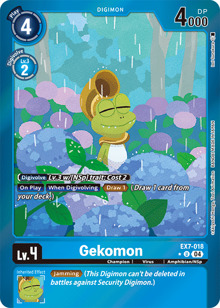 EX07-018, UC, Gekomon (Foil)