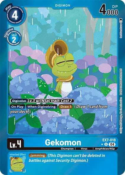 EX07-018, UC, Gekomon (Foil)