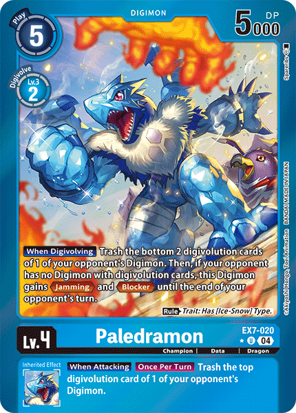 EX7-020, UC, Paledramon (Foil)