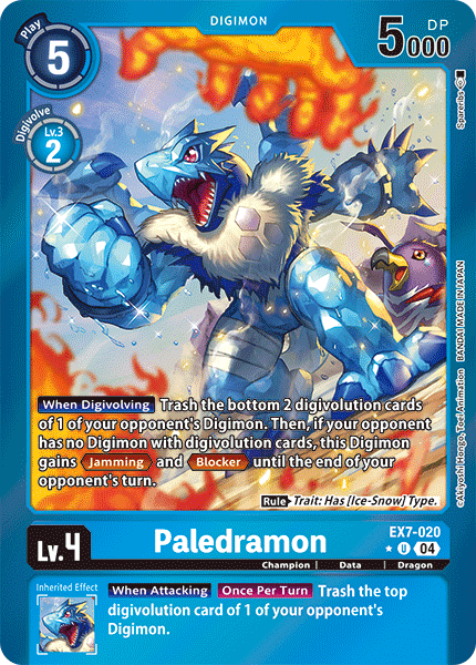 EX07-020, UC, Paledramon (Foil)
