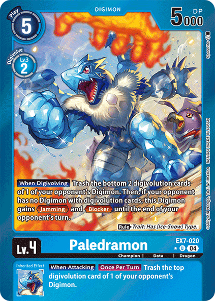 EX07-020, UC, Paledramon (Foil)