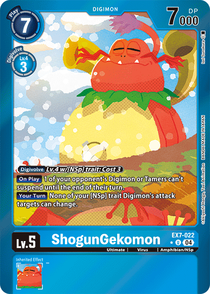 EX07-022, UC, ShogunGekomon (Foil)