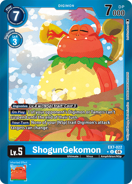 EX07-022, UC, ShogunGekomon (Foil)