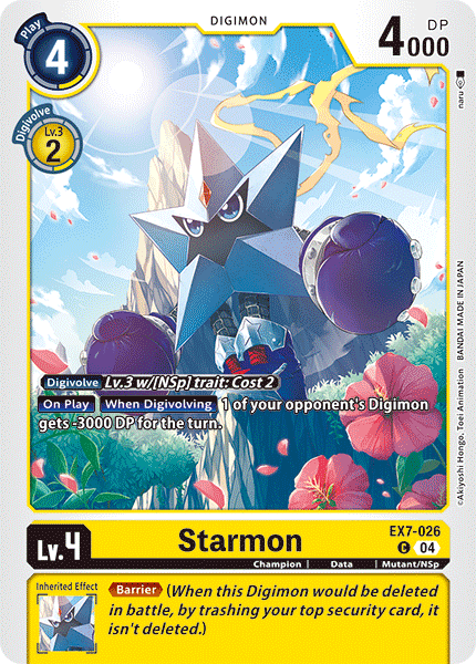 EX7-026, C, Starmon