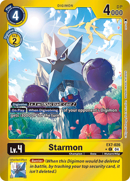 EX07-026, C, Starmon (Foil)