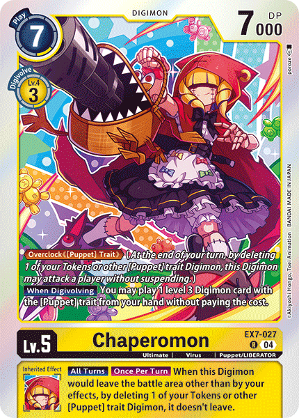 EX7-027, R, Chaperomon