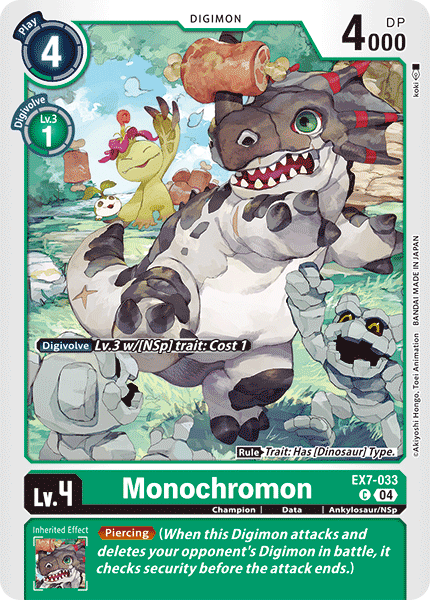 EX7-033, C, Monochromon