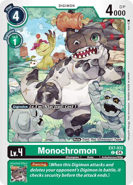 EX07-033, C, Monochromon