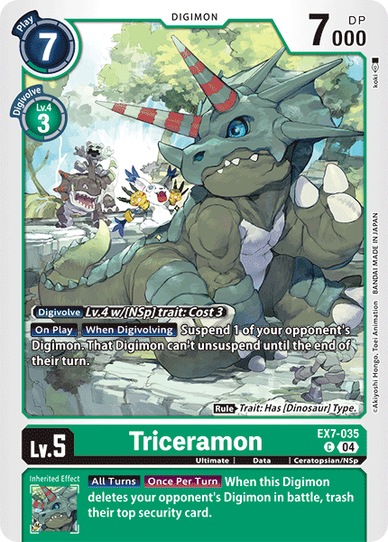 EX7-035, C, Triceramon