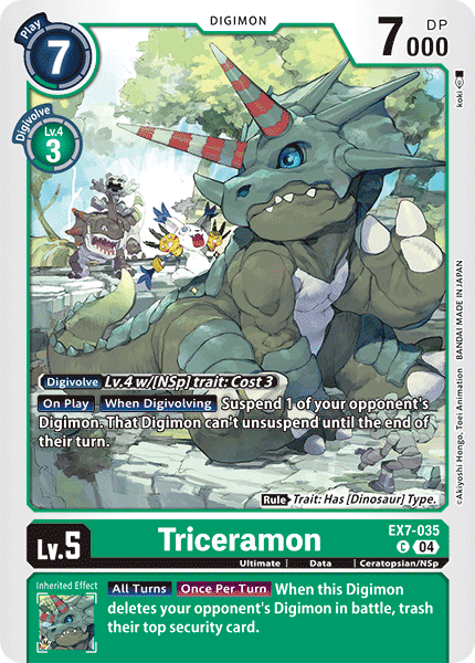 EX07-035, C, Triceramon