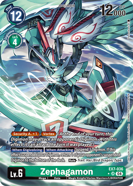 EX07-036, SR, Zephagamon (Alternate Art)