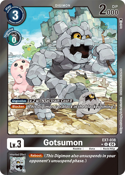EX07-038, UC, Gotsumon (Foil)
