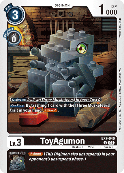 EX07-040, UC, ToyAgumon