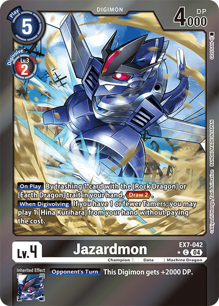 EX7-042, C, Jazardmon (Foil)