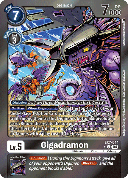 EX7-044, C, Gigadramon (Foil)