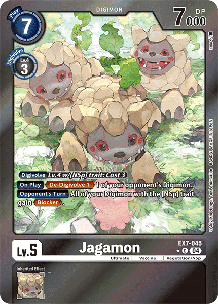 EX7-045, C, Jagamon (Foil)