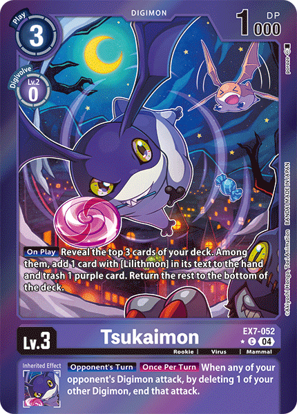 EX7-052, C, Tsukaimon (Foil)