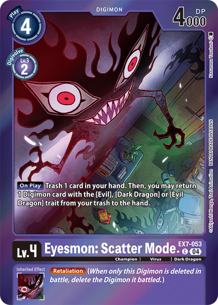 EX7-053, C, Eyesmon: Scatter Mode (Foil)