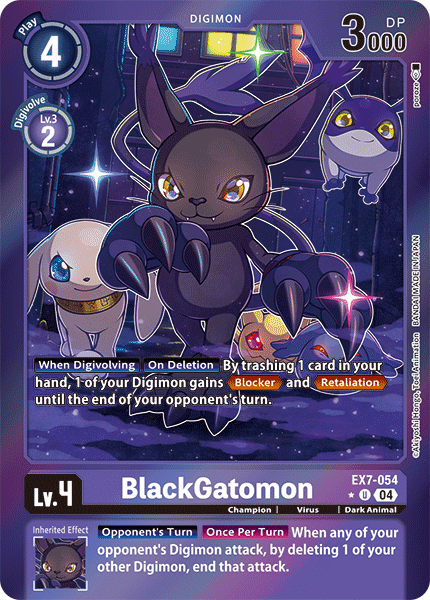 EX07-054, UC, BlackGatomon (Foil)