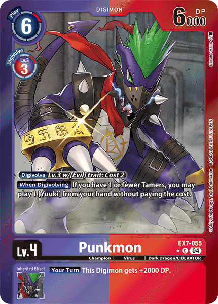 EX7-055, C, Punkmon (Foil)