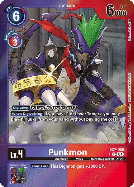 EX07-055, C, Punkmon (Foil)
