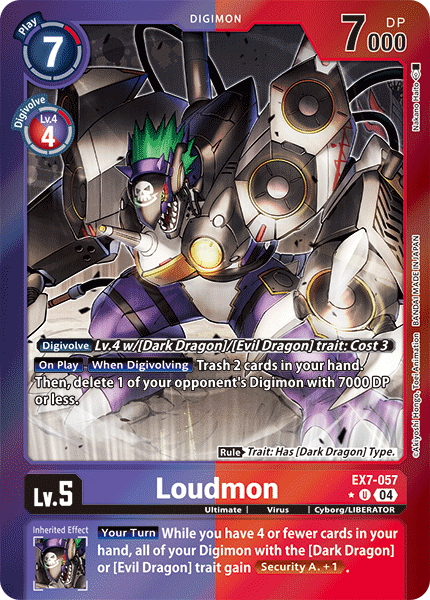 EX7-057, UC, Loudmon (Foil)