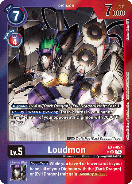 EX07-057, UC, Loudmon (Foil)