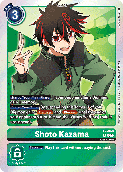 EX07-064, R, Shoto Kazama