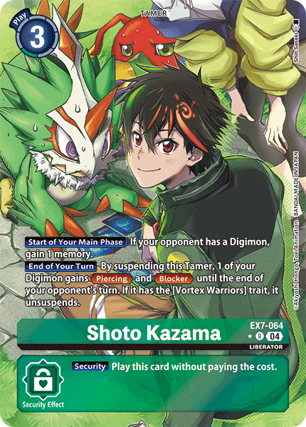 EX7-064, R, Shoto Kazama (Alternate Art)