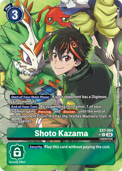 EX07-064, R, Shoto Kazama (Alternate Art)