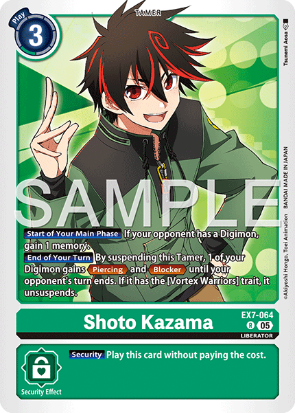 EX07-064, R, Shoto Kazama (AD1 Reprint)