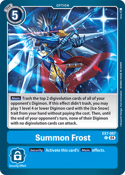 EX07-067, C, Summon Frost