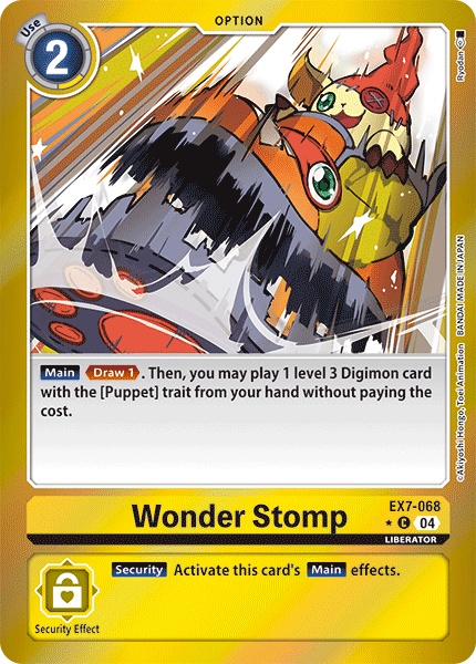 EX7-068, C, Wonder Stomp (Foil)