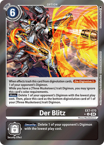 EX07-070, UC, Der Blitz (Foil)