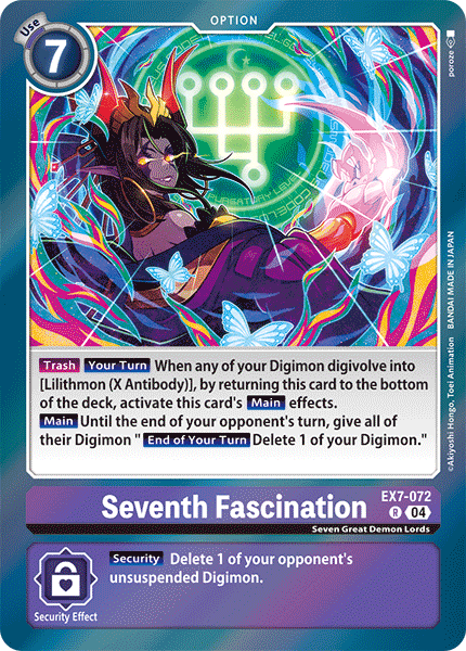 EX7-072, R, Seventh Fascination