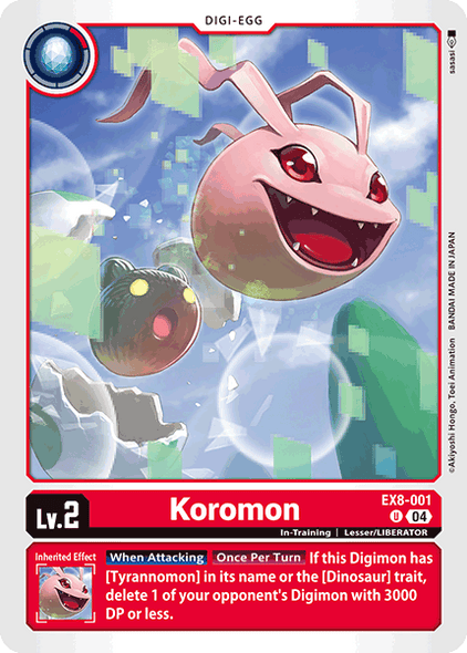 EX08-001, UC, Koromon