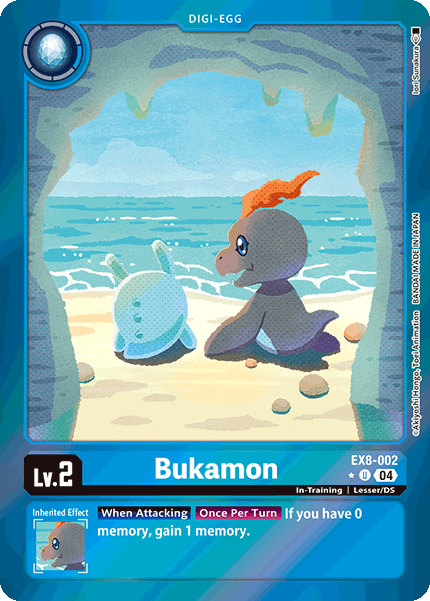 EX08-002, UC, Bukamon (Foil)