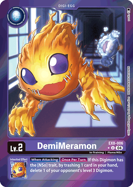 EX08-006, UC, DemiMeramon (Foil)