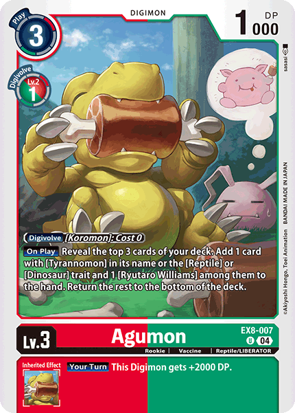 EX08-007, UC, Agumon