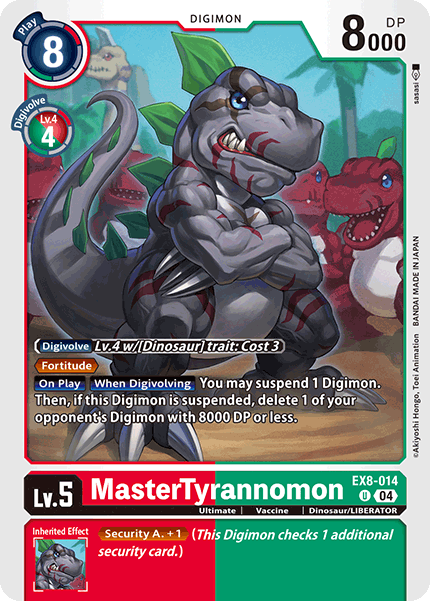 EX08-014, UC, MasterTyrannomon