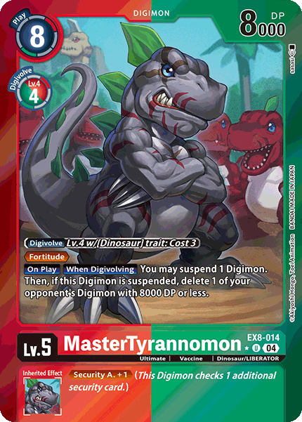 EX08-014, UC, MasterTyrannomon (Foil)