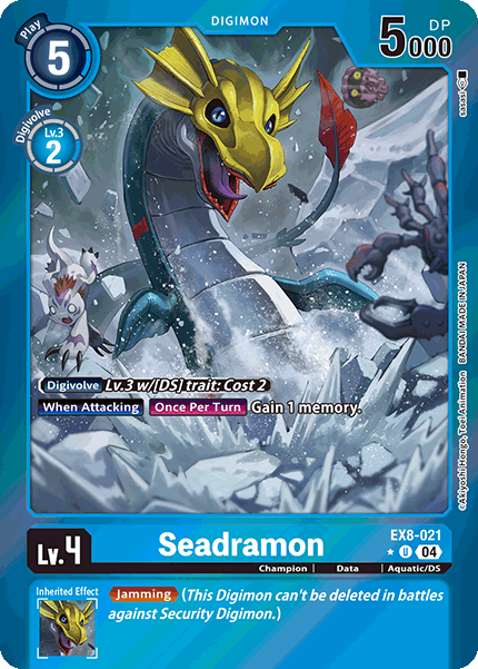 EX08-021, UC, Seadramon (Foil)