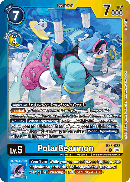 EX08-023, UC, PolarBearmon (Foil)