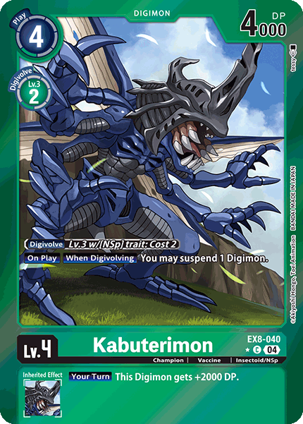 EX08-040, C, Kabuterimon (Foil)